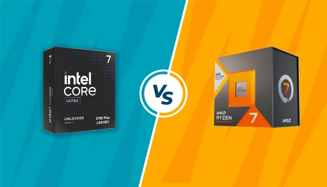 Intel Core Ultra 7 270K vs Ryzen 7 7800X3D: Hangisi Daha İyi? (2026 Karşılaştırma)